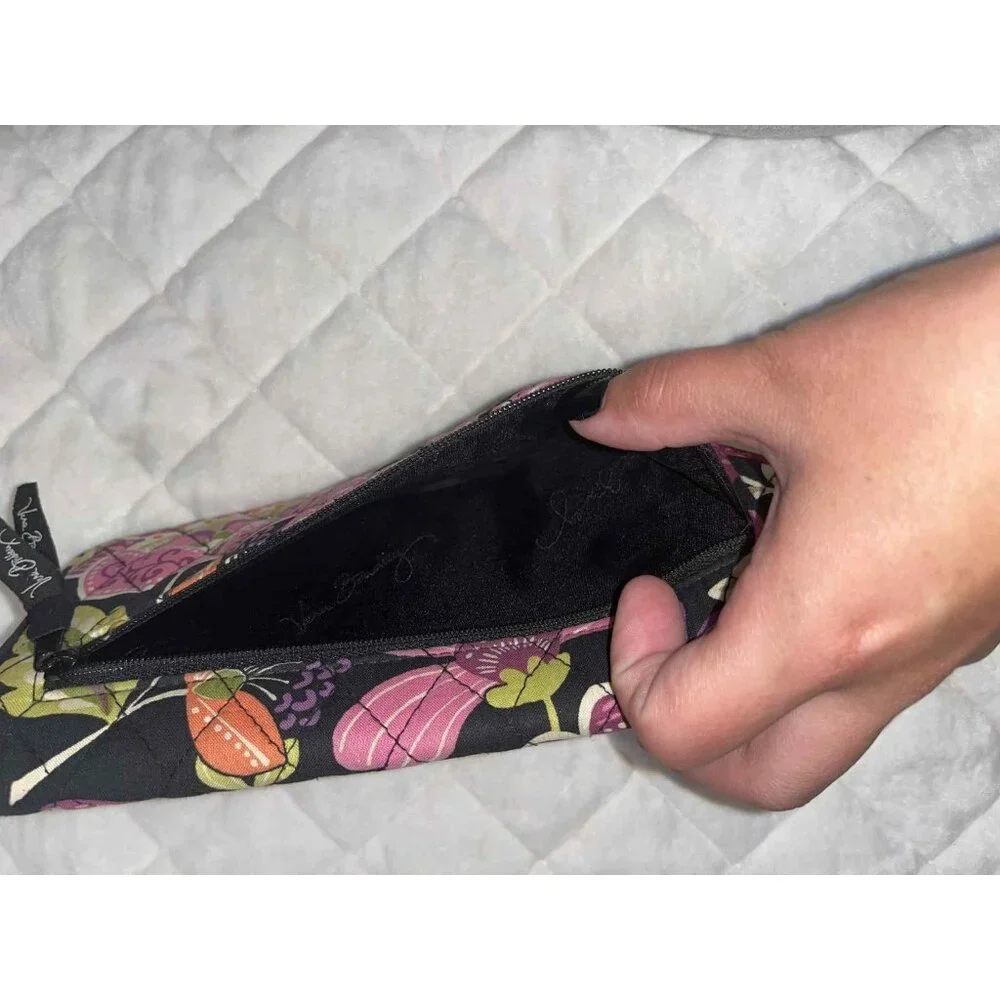 Vera Bradley Pirouette Pink Accordian‎ Trifold Magnetic Wallet
